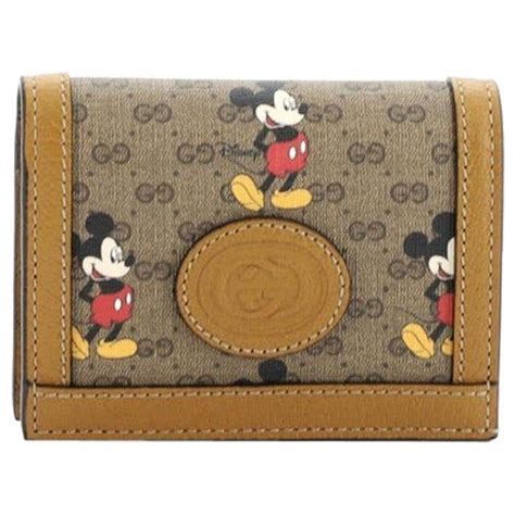 gucci x mickey mouse wallet|Gucci Mickey Mouse wallet.